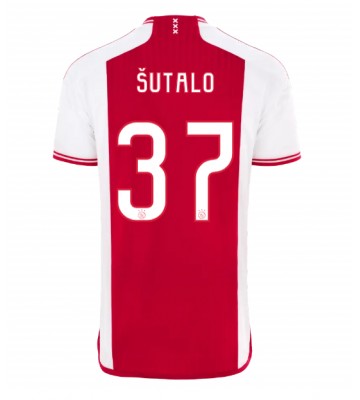 Ajax Josip Sutalo #37 Replica Home Stadium Shirt 2023-24 Short Sleeve